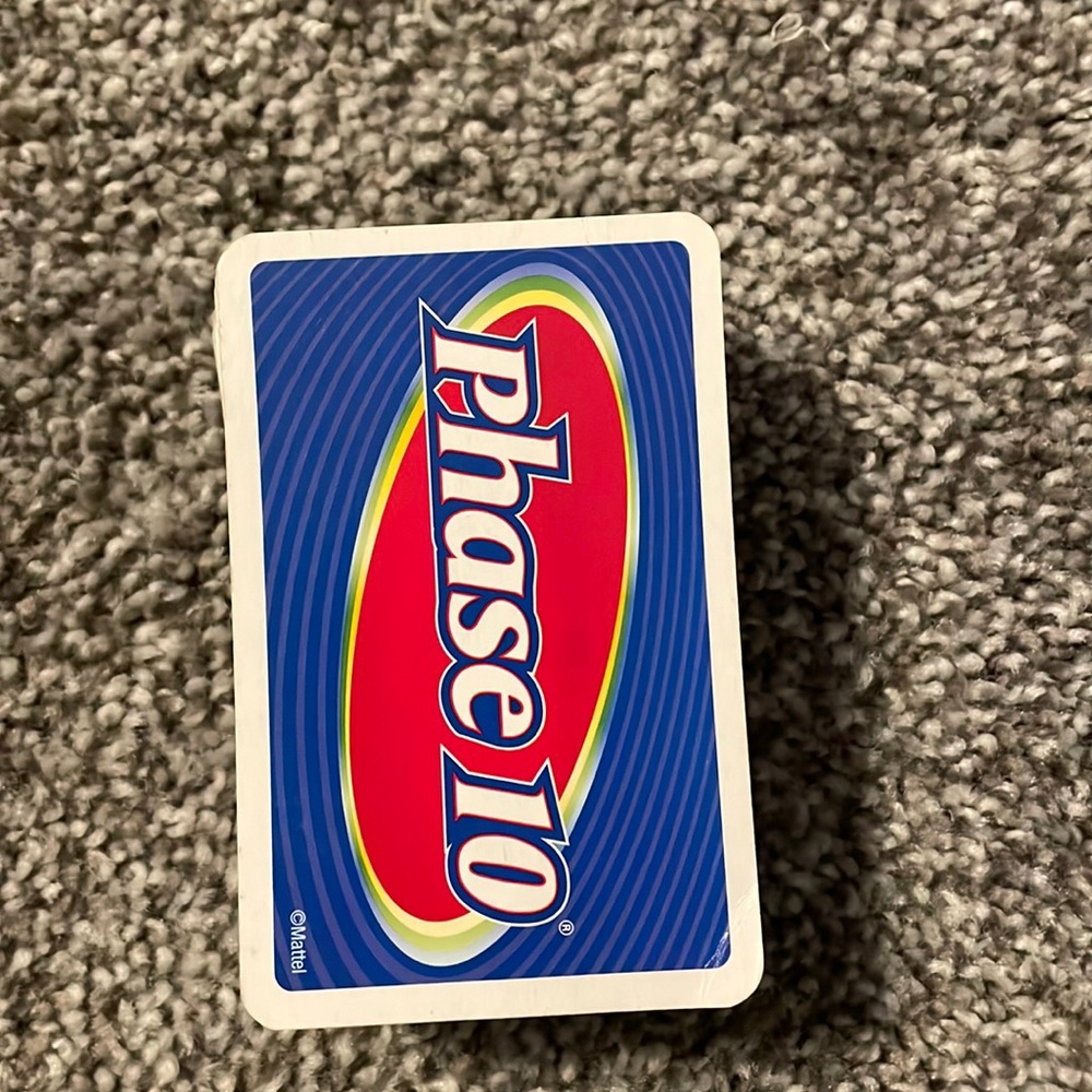 Phase 10 cards